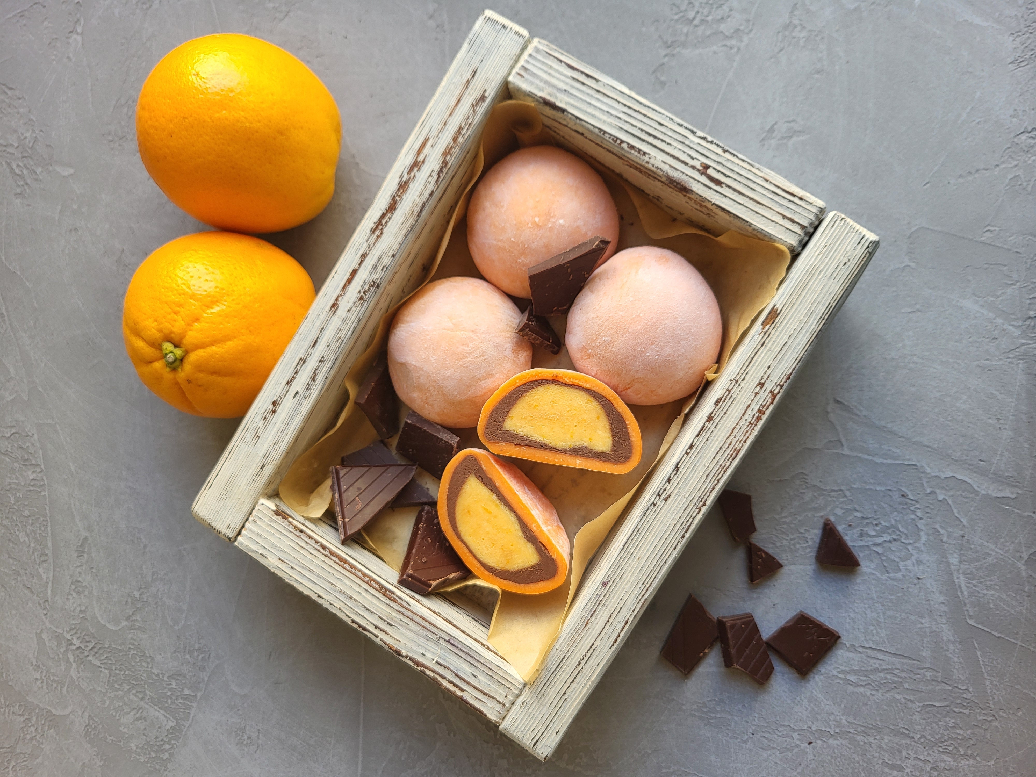 Моті: груша-горгонзола